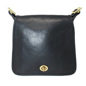 Coach Legacy Companion Bag Style 9715 in Black Leather, Missing Strap